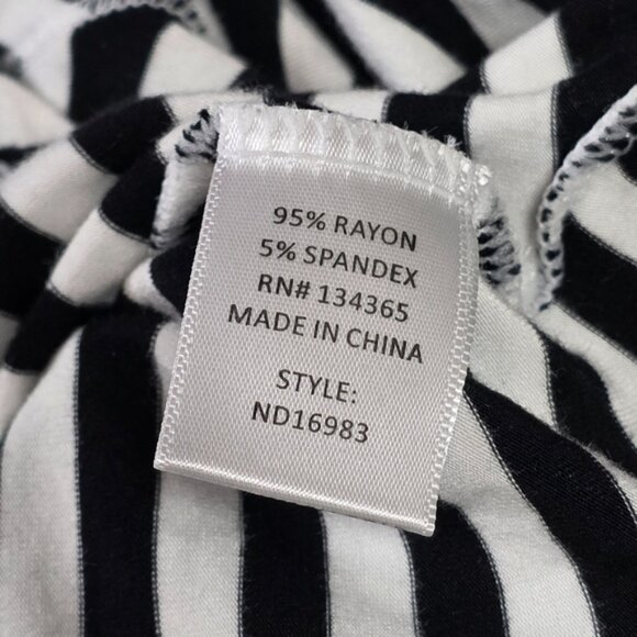 Andrea Jovine Striped Black and White Top - Picture 6 of 6